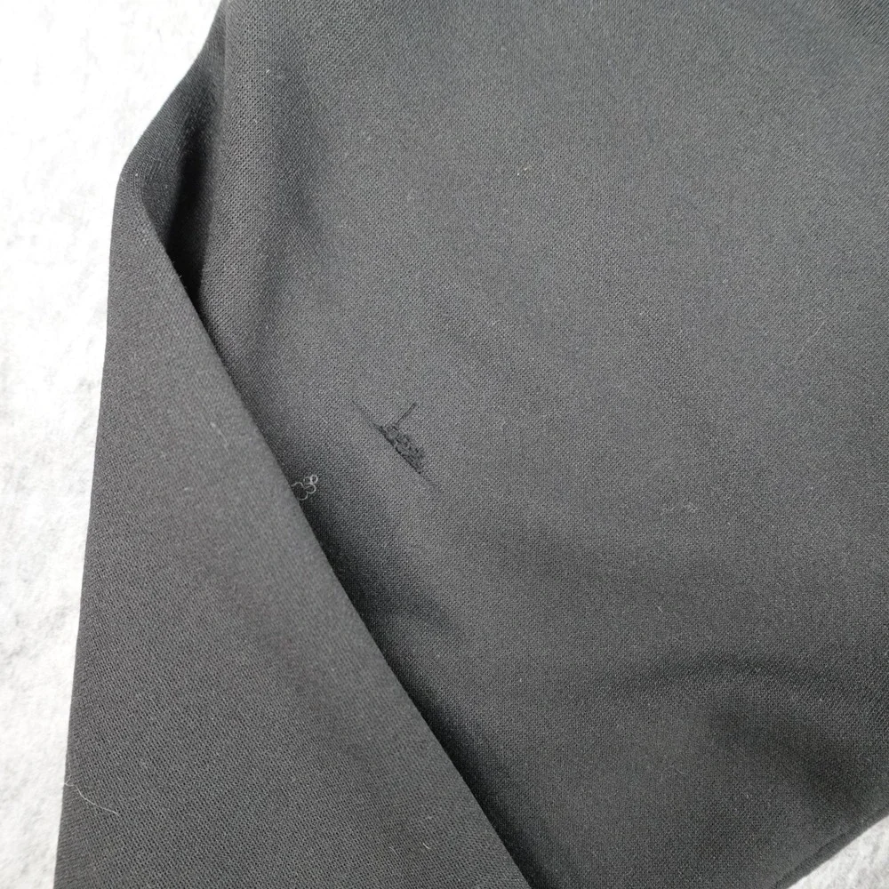Nike Hoodie Mens Large Black Therma Fit Contrast Stitch Pullover Sweatshirt FLAW